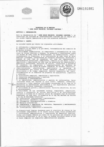 ESCRITURA CONSTITUCION LUXE SPAIN PROJECTS - PAGINA 13_page-0001