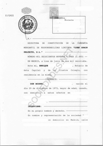 ESCRITURA CONSTITUCION LUXE SPAIN PROJECTS - PAGINA 1_page-0001